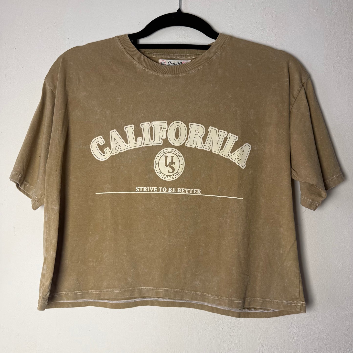 Polera Corta Jaspeada