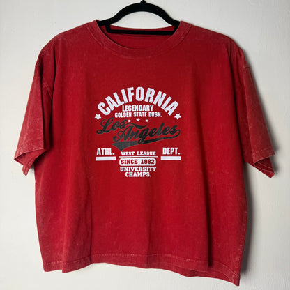 Polera Corta Jaspeada