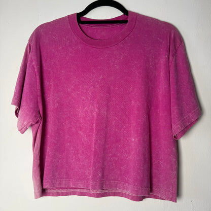 Polera Corta Jaspeada