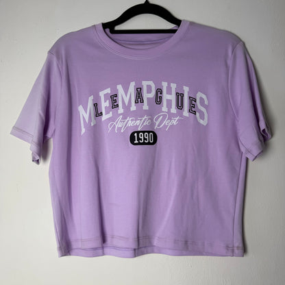 Polera Corta Jaspeada