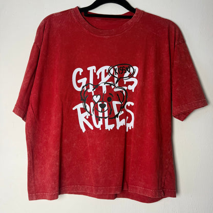 Polera Corta Jaspeada